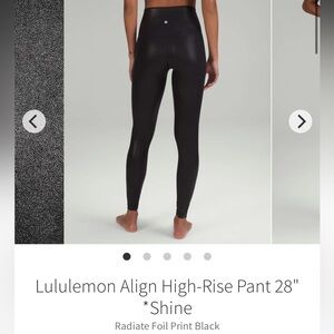 Lululemon Align High-Rise Pant 28" *Shine Size 2